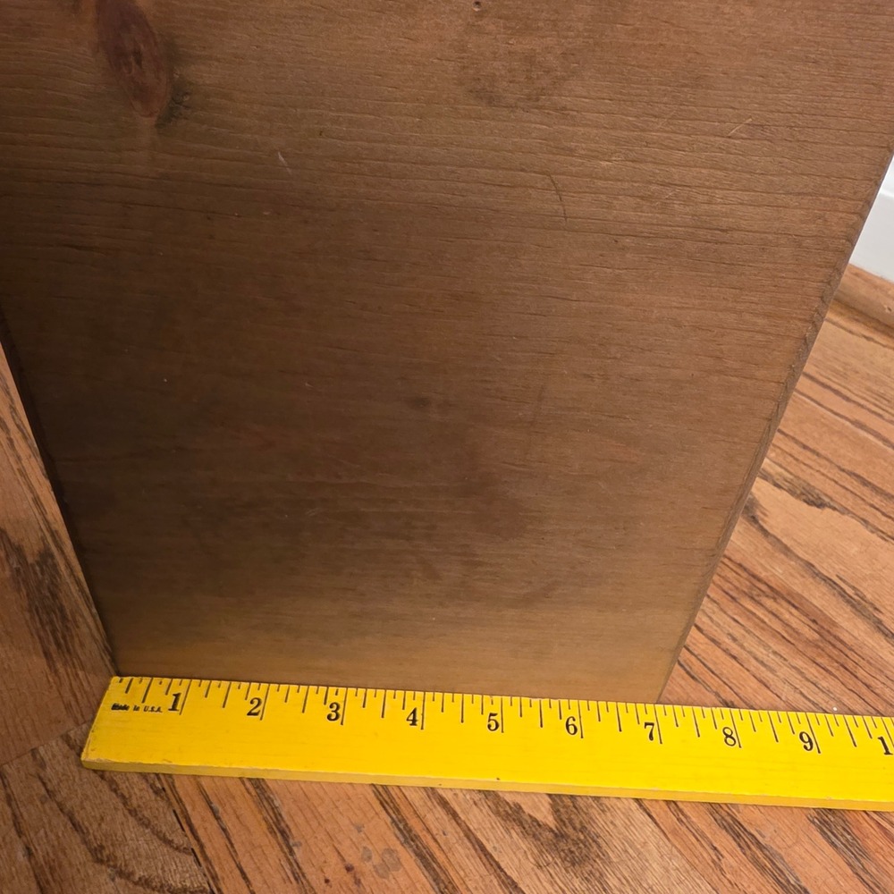 Vintage Wood Spindle Cook Book Rack Adjustable Sliding Divider 18" Stand Only - Picture 6 of 6